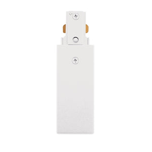 Juno Track Lighting R38RWH (R38 RP WH) Trac Lites End Feed Connector, For Use in Opposite Polarity Orientation, White Color