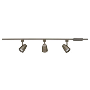 Juno Track Lighting R4K3600L4KUBZ (R4K3600L 40K 80CRI PDIM UNF BZ) Trac Lites 4 ft. 3 Heads Track Kit, 4000K Color Temperature, 80CRI, Universal Beam, Bronze Color