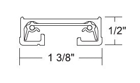 Juno Track Lighting R4WH (R 4FT WH) 4 ft Track - Trac Lites Line Voltage Track System, White Color