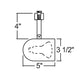 Juno R500 BL Track Lighting Trac Lites Round Back Cylinder Line Voltage 50W R20/PAR20, White Color