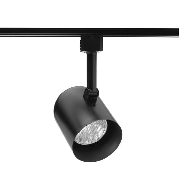 Juno R502 BLB BZ Track Lighting Trac Lites Round Back Cylinder Line Voltage 65W BR30/PAR30L, Black Baffle, Painted Bronze Color