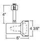 Juno Track Lighting R512W-WH (R512 WHB WH) Trac Lites Step Cylinder Line Voltage 65W BR30/75W PAR30L White Baffle White Color