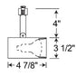 Juno Track Lighting R521W-WH (R521 WHB WH) Trac Lites Flat Back Line Voltage 50W PAR20/R20 White Baffle White Color