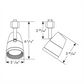 Juno Track Lighting R600LG2397NWH 10W LED Trac Lites Fixture, 3000K Color Temperature, 97 CRI, Narrow Flood, White Finish