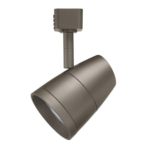 Juno R600LG23KFBZ Track Lighting 10W LED Trac Lites Fixture, 3000K Color Temperature, 80 CRI, Phase Dimmable, Flood, Bronze Finish