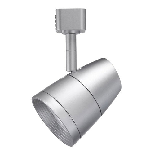Juno R600LG23KNSL Track Lighting 10W LED Trac Lites Fixture, 3000K Color Temperature, 80 CRI, Phase Dimmable, Narrow Flood, Silver Finish