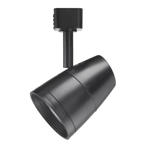Juno R600LG24HCUBL Track Lighting 10W LED Trac Lites Fixture, 4000K Color Temperature, 90 CRI, Phase Dimmable, Universal, Black Finish
