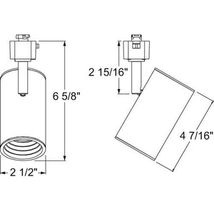 Juno R605L 27K 90CRI PDIM WFL BZ Track Lighting Trac Lites LED 10W 2700K, 90CRI, Phase Dimmable, Wide Flood, Bronze Finish