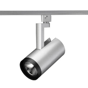Juno R610L 27K 90CRI PDIM NFL SL Track Lighting Trac Lites 21W LED Cylinder, 120V, 2700K Color Temperature, 90 CRI, Phase Dimmable, Narrow Flood Distribution, Silver