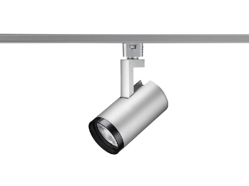 Juno Track Lighting R620L 35K 80CRI PDIM VBS SL Trac Lites 15W Adjustable Beam LED Cylinder Line Voltage, 120V, 3500K, 80 CRI, Phase Dimmable, Variable Beam System, Silver Finish