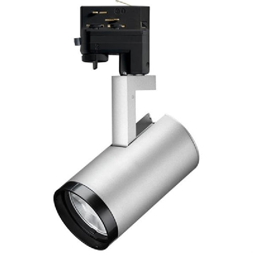 Juno Track Lighting R620L TEK 27K 90CRI PDIM VBS SL 15W Adjustable Beam LED Cylinder, TEK 120V Trac Adapter, 2700K, 90 CRI, Phase Dimmable, Variable Beam System, Black Finish