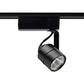 Juno Track Lighting R702BL (R702 BL) Trac Lites Low Voltage Round Back with Transformer, Black Color
