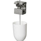 Juno HD Commercial Track Lighting SKB30-WH (SKB30 WH) 277V 2-Circuit/2-Neutral, TEK/HTEK Ceiling Cup Kit, White Color