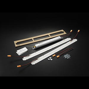 Juno SRT-2-4435U-G3 Indy Recessed/Surface Troffer LED Retrofit Kit, 18W, 2 Strips, 4400 Lumens, 3500K, 120-277V, Gen 3
