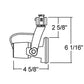 Juno Track Lighting T1020G-BL (T1020 GU24 10W BL) Die Cast Gimbal 10W PAR20 GU24 Base, Black Finish