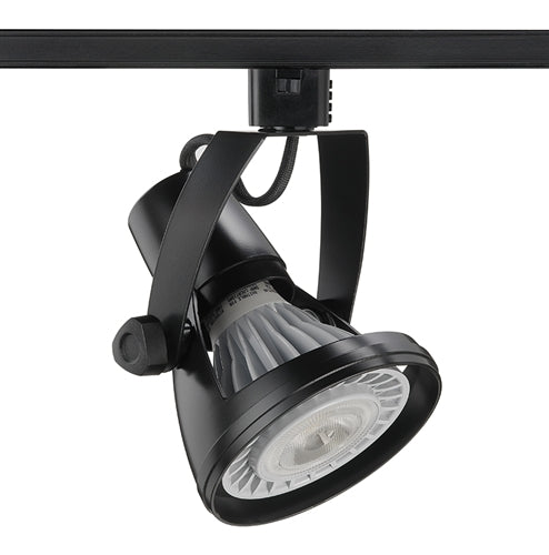 Juno Track Lighting T1030E-BL (T1030 E26 75W BL) Die Cast Gimbal 75W PAR30 Long Neck Standard Base, Black Finish