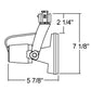 Juno Track Lighting T1030G-WH (T1030 GU24 18W WH) Die Cast Gimbal 18W PAR30 Long Neck GU24 Base, White Finish