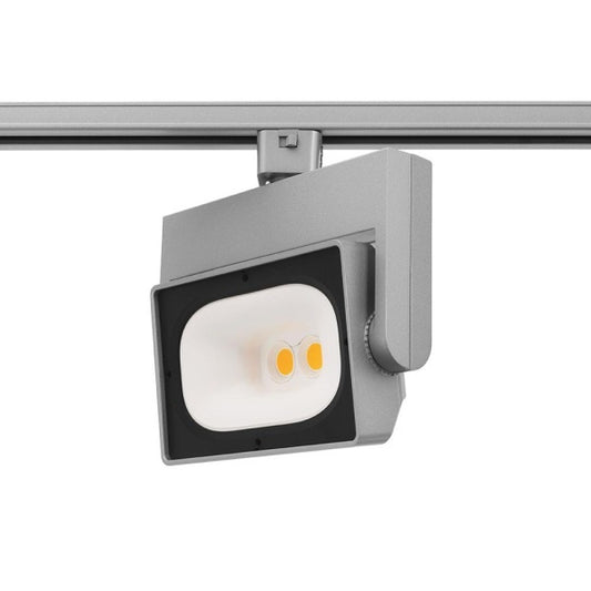 Juno T1052L 30K 80CRI PDIM SL Track Lighting 22W LED Wall Wash, 3200 Lumens, 3000K, 80 CRI, Phase Dimmable, Silver