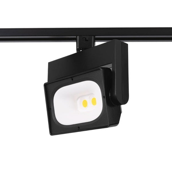 Juno T1056L 35K 80CRI PDIM BL Track Lighting 38W LED Wall Wash, 3200 Lumens, 3500K, 80 CRI, Phase Dimmable, Black