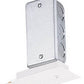 Juno Track Lighting T121WH (T121 WH) Recessed Trac Trac Master End Feed Connector, White Color