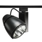Juno Track Lighting T209LED-35K-FL-BL Trac Master Conix LED 35W, 3500K Color Temp, 42 degree Flood Lighting Fixture, Black Finish