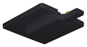 Juno Track Lighting T21BL (T21 BL) 1-Circuit Trac Master End Feed Connector and Outlet Box Cover, Black Color