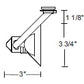 Juno Track Lighting T227BL (T227 BL) Flyback - Low Voltage 50W MR16, Black Color