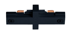 Juno Track Lighting T23BL (T23 BL) 1-Circuit Trac Master Miniature Straight Connector, Black Color