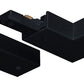 Juno Track Lighting T24FBL (T24F BL) 1-Circuit Trac Master Adjustable Connector Permits Electrical Feed, Black Color