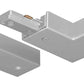 Juno Track Lighting T24FSL (T24F SL) 1-Circuit Trac Master Adjustable Connector Permits Electrical Feed, Silver Color