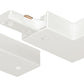 Juno Track Lighting T24WH (T24N WH) 1-Circuit Trac Master Adjustable Connector, White Color