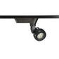 Juno Track Lighting T251LED-3K-FL-BL Cylindra 15W LED 3000K, Flood Beam Spread, Black Finish