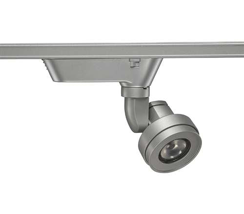Juno Track Lighting T252L G2 27K 80CRI PDIM NFL SL Cylindra 11W LED 2700K, 80 CRI, Narrow Flood Beam Spread, Silver Finish