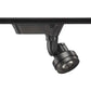 Juno Track Lighting T252L G2 35K 90CRI PDIM WFL BL Cylindra 11W LED 3500K, 80 CRI, Wide Flood Beam Spread, Black Finish