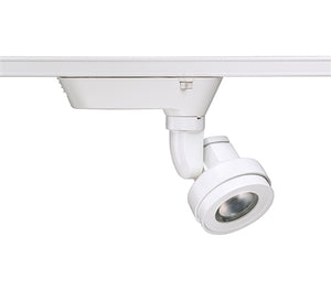Juno Track Lighting T252LG2-27HCSWH Cylindra 11W LED 2700K, 90 CRI, Spot Beam Spread, Silver Finish
