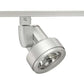 Juno Track Lighting T254L 27K 80CRI PDIM NFL SL Cylindra 19W LED 2700K, Narrow Flood Beam Spread, Silver Finish