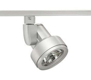 Juno Track Lighting T254L 27K 80CRI PDIM SP SL Cylindra 19W LED 2700K, Spot Beam Spread, Silver Finish