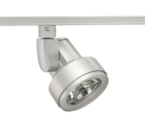 Juno Track Lighting T254L 35K 80CRI PDIM SP SL Cylindra 19W LED 3500K, Spot Beam Spread, Silver Finish