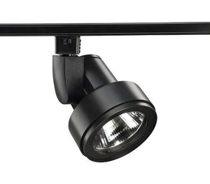 Juno Track Lighting T254L 30K ES PDIM NFL BL Cylindra 19W LED 3000K Enhanced Spectrum, Narrow Flood Beam Spread, Black Finish
