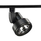 Juno Track Lighting T254L 30K 80CRI PDIM NFL BL Cylindra 19W LED 3000K, Narrow Flood Beam Spread, Black Finish