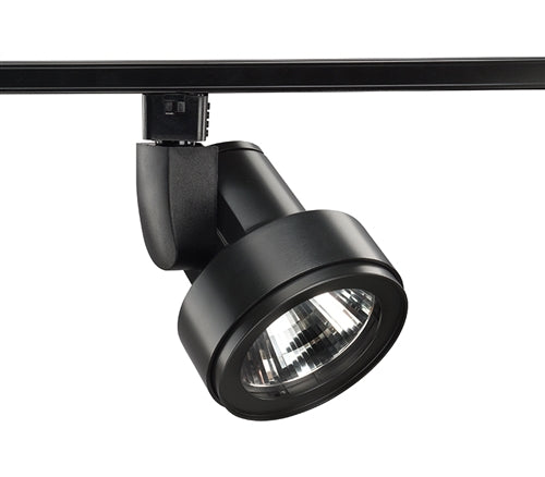 Juno Track Lighting T254L-27K-ES-S-BL Cylindra 19W LED 3000K Enhanced Spectrum, Spot Beam Spread, Black Finish