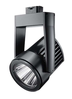 Juno Track Lighting T255L G2 27K 90CRI PDIM NFL BL Cylindra 36W LED Track Fixture 2700K, 90 CRI, Narrow Flood, Black Finish