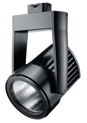 Juno Track Lighting T255LED-27D-NFL-BL Cylindra 45W Dimmable LED 2700K Color Temperature, Narrow Flood Beam Spread, Black Finish