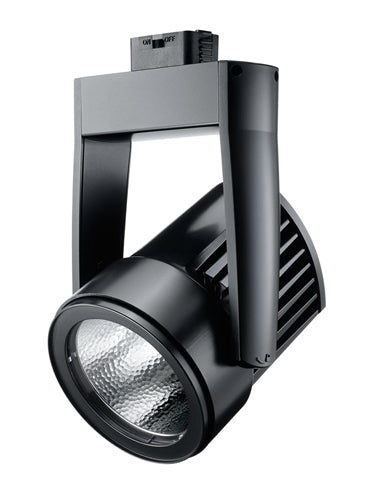 Juno Track Lighting T255LED-27K-NFL-BL Cylindra 45W LED 2700K Color Temperature, Narrow Flood Beam Spread, Black Finish