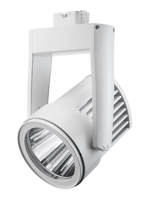 Juno Track Lighting T255LG2-27HCSWH Cylindra 36W LED Track Fixture 2700K, 90 CRI, Spot, White Finish