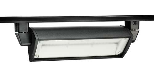 Juno Track Lighting T256L 35K 80CRI PDIM BL 35W Dimmable LED Wall Wash / Flood Track Fixture, 3500K, Black Finish