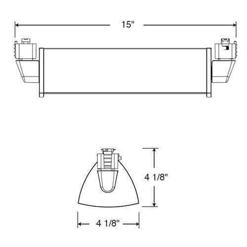 Juno Track Lighting T256L 40K 80CRI OFF WH 35W LED Wall Wash / Flood Trac Fixture, 4100K, White Finish
