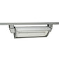 Juno Track Lighting T256LED-35K-SL 35W LED Wall Wash / Flood Trac Fixture, 3500K, Silver Finish
