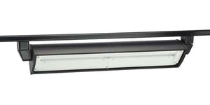 Juno Track Lighting T257L 27K 80CRI PDIM BL 70W Dimmable LED Wall Wash / Flood Track Fixture, 2700K, Black Finish