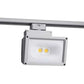 Juno Track Lighting T258L 35K 90CRI PDIM SL Wall Wash Flood 30W LED 2633 Lumens, 3500K Color Temperature, 90 CRI, Silver Finish